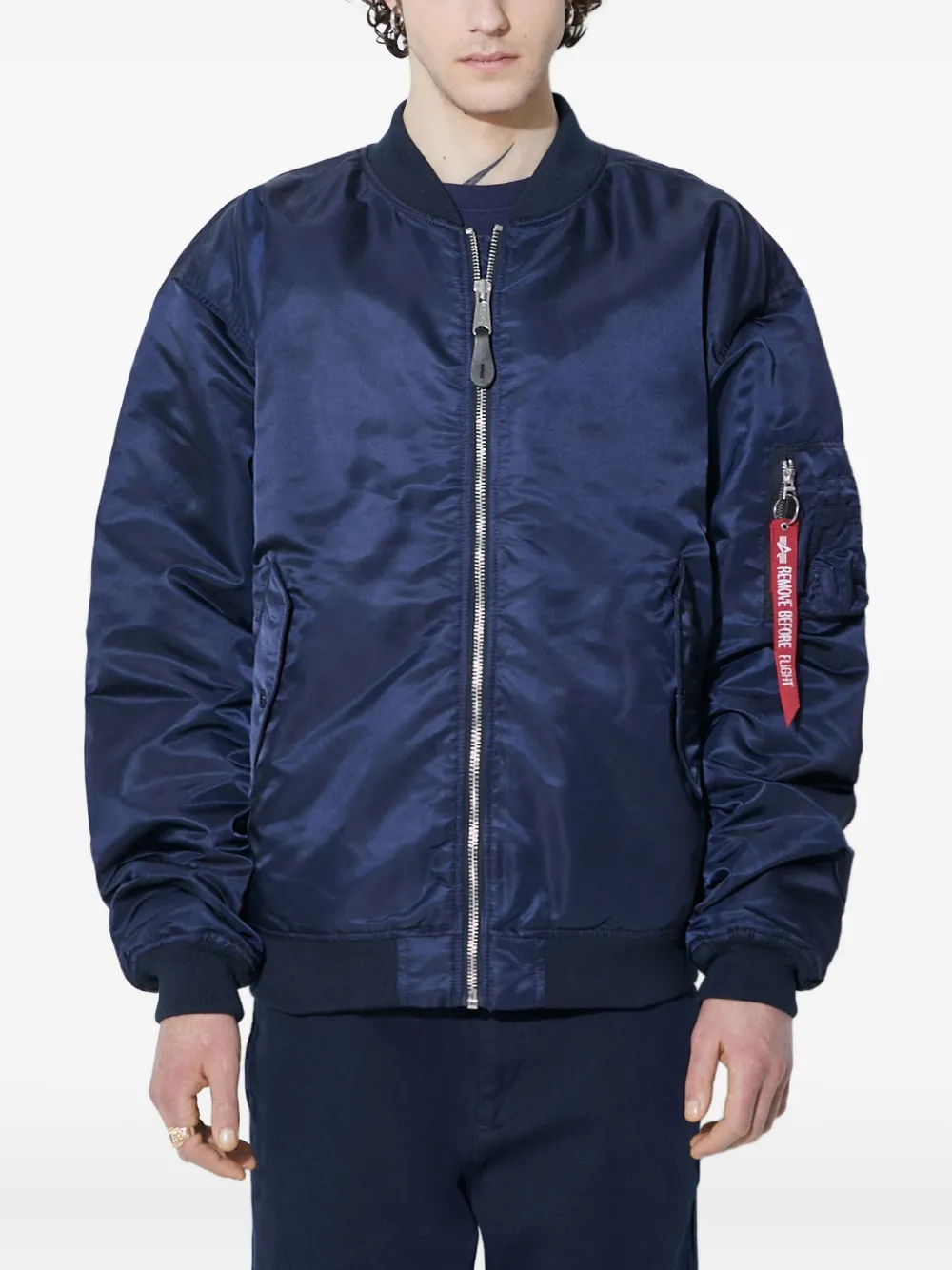 Alpha Industries MA-1 CS bomber jacket - ブルー Alpha Industries MA-1 CS bomber jacket - ブルー