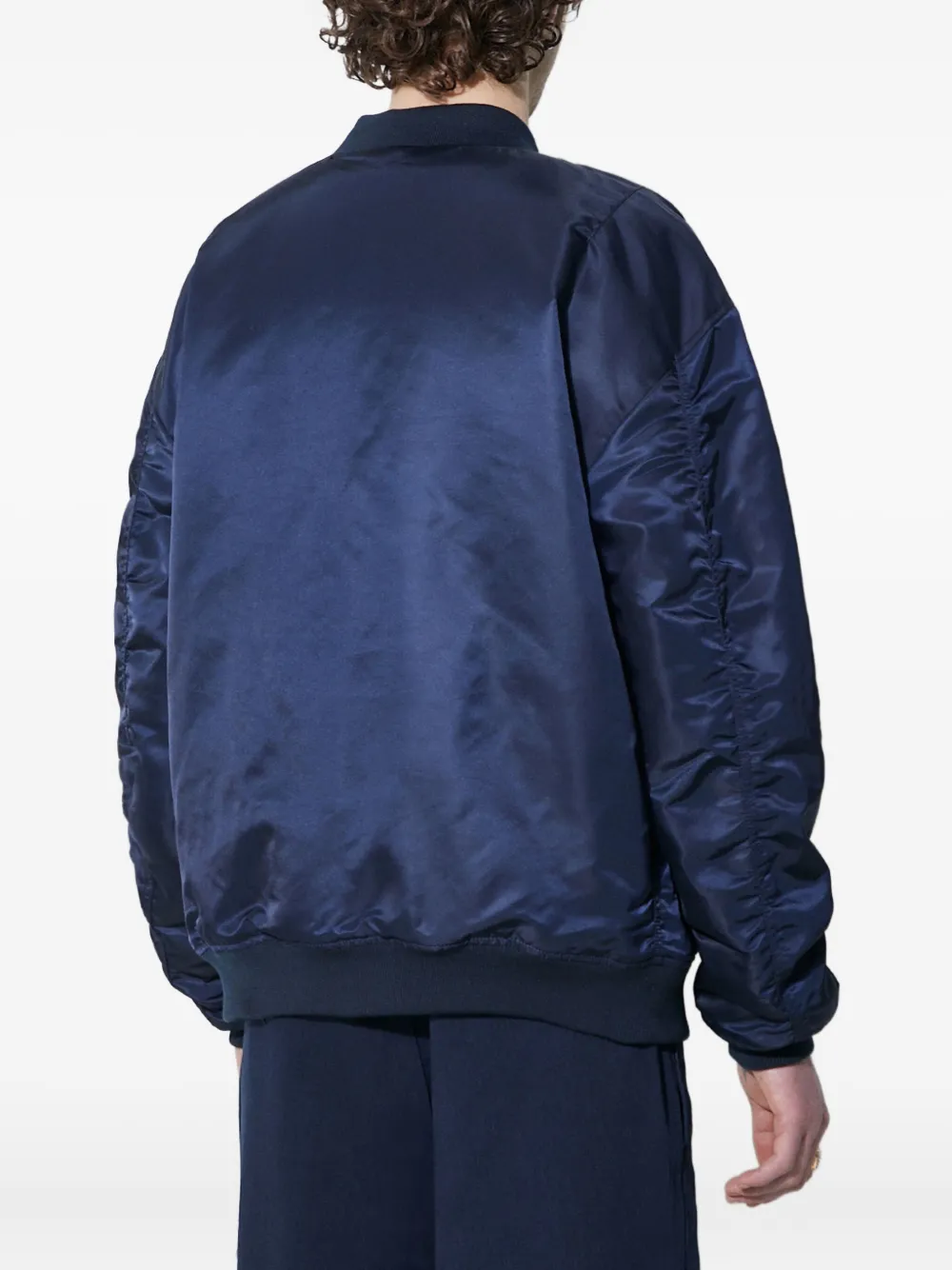 Alpha Industries Ma-1 Cs Bomber Jacket In Blue
