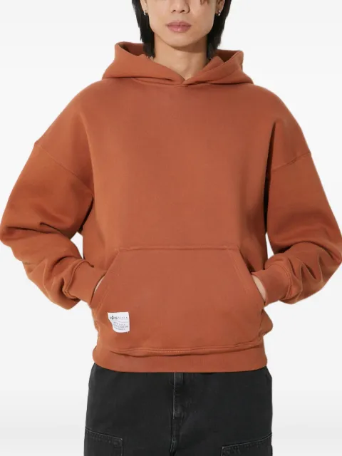 Alpha Industries logo-print kangaroo-pocket hoodie