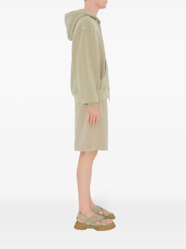 Burberry Equestrian Knight Motif zip-up Hoodie | Neutrals
