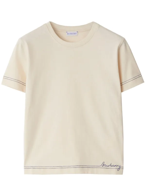 BURBERRY ロゴ コットン Tシャツ Burberry Logo Cotton T-Shirt | Saks Fifth Avenue