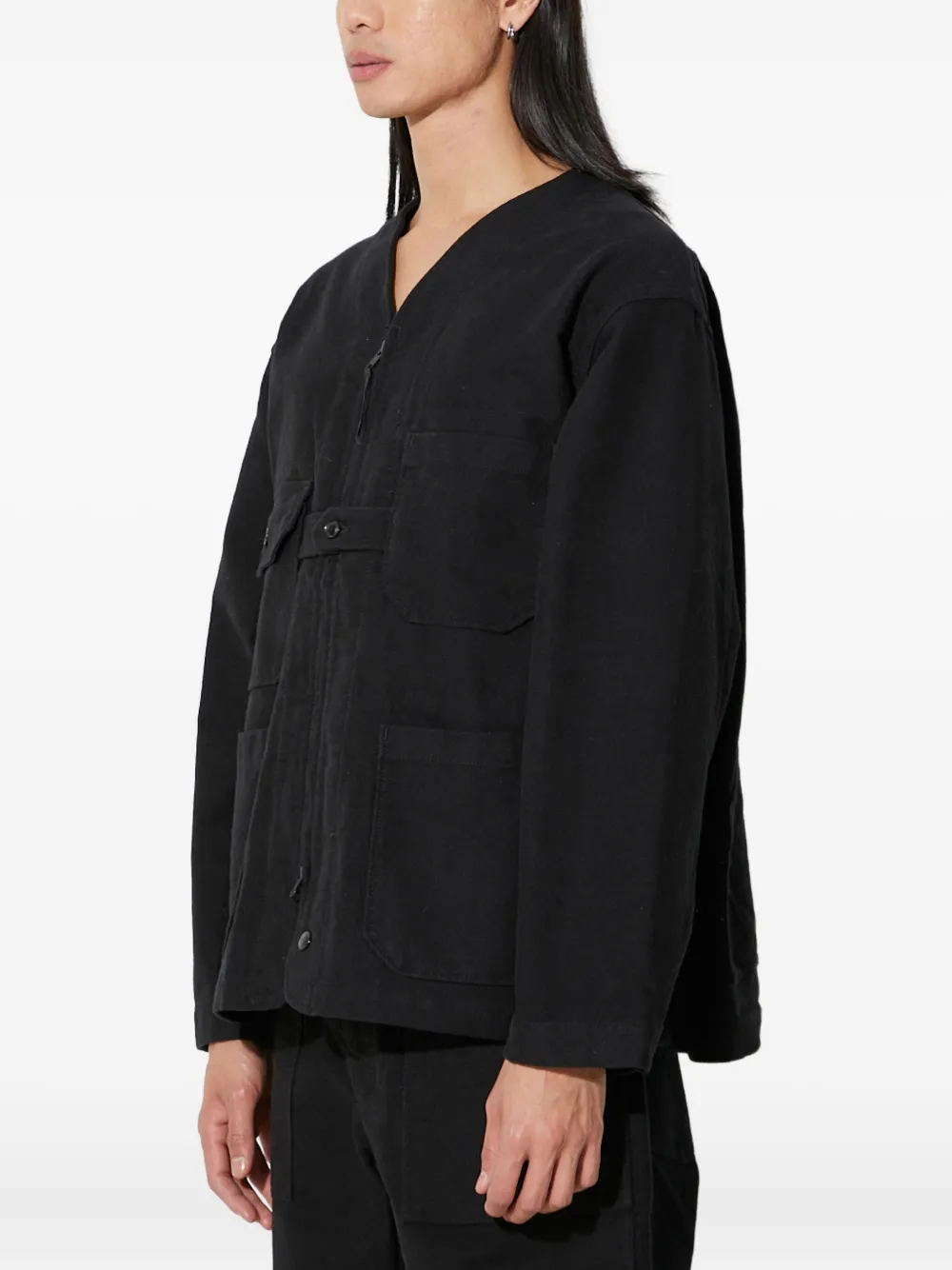 Engineered Garments Pocket Jacket In Black