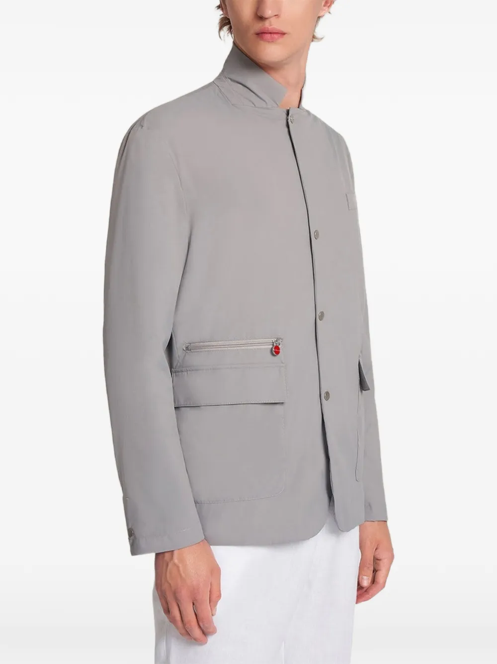 Kiton Lichtgewicht jack Grijs