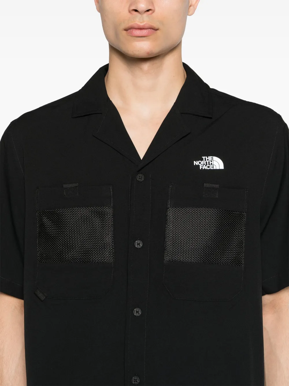 The North Face Overhemd met logoprint Zwart
