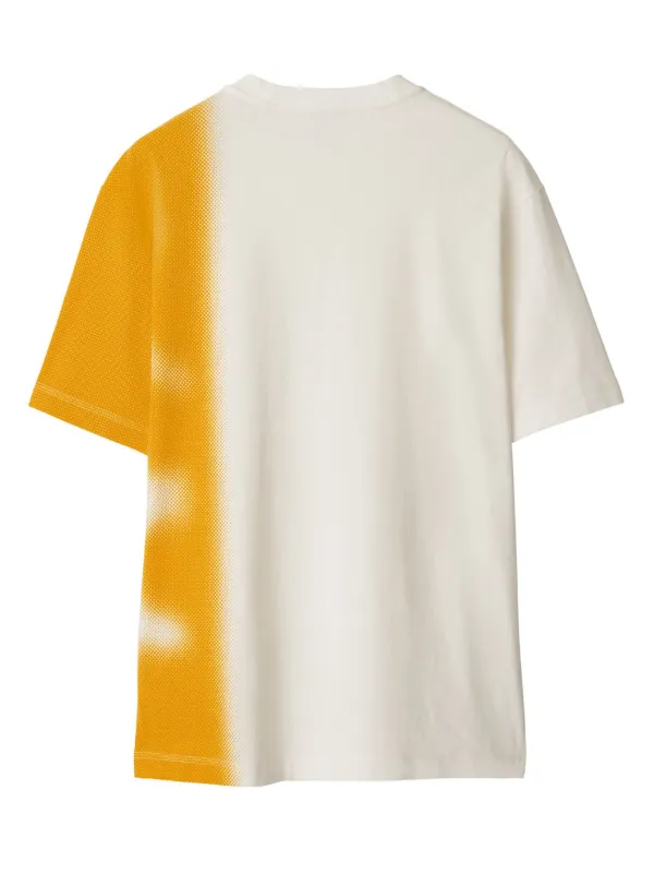 Burberry EKD two-tone Cotton T-shirt | White | FARFETCH