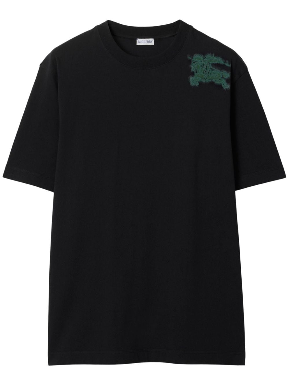 Burberry Katoenen T-shirt met print Zwart