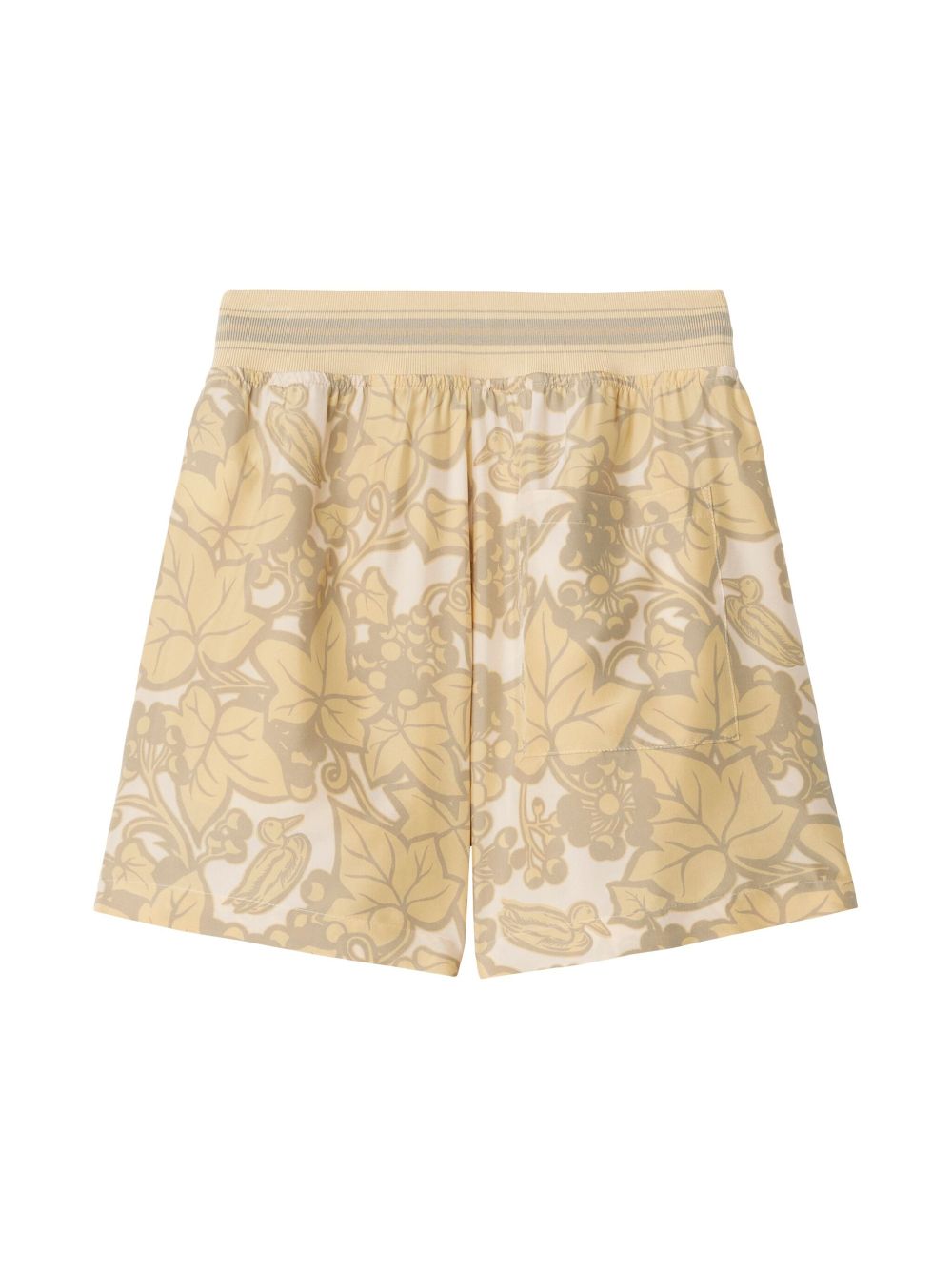 Burberry botanical-print silk shorts Women