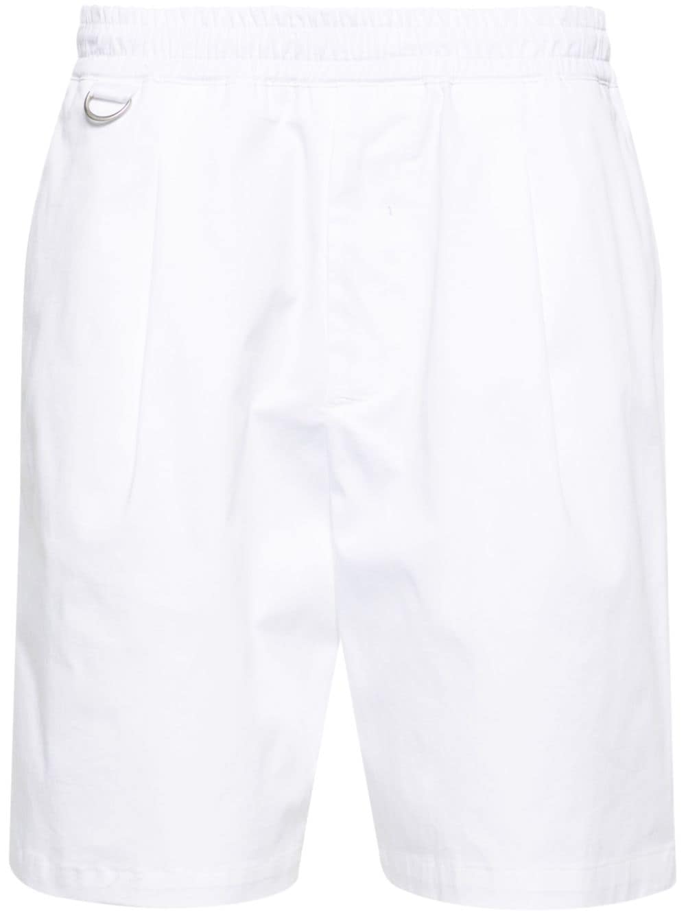 Low Brand elasticated-waist chino shorts - Bianco