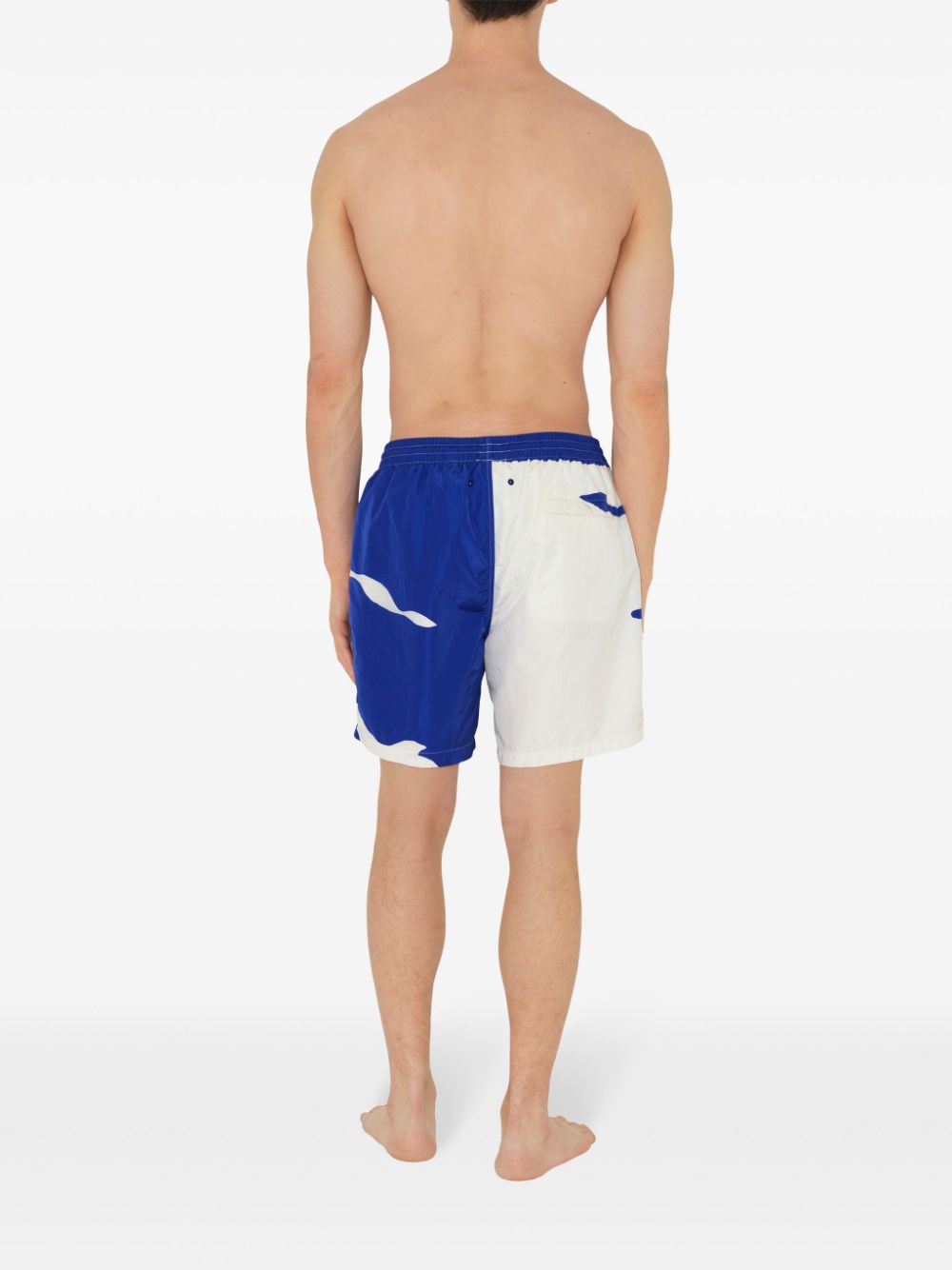 Cheap Burberry abstract-print swim shorts Men