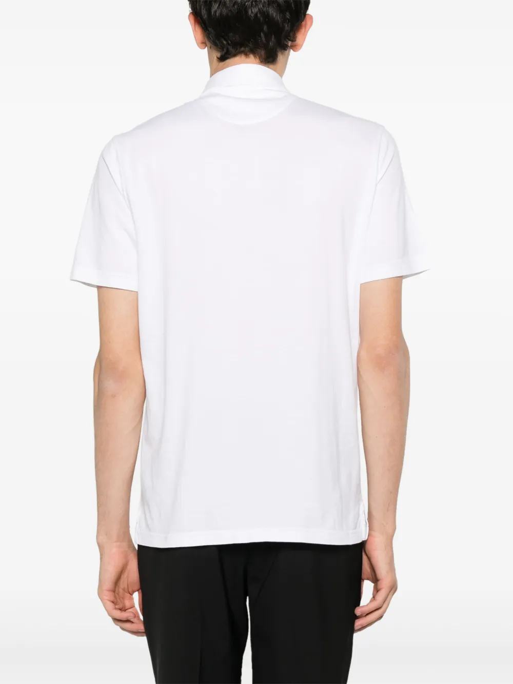 Fedeli Zero jersey poloshirt Wit