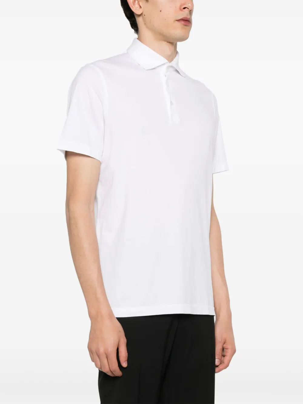 Fedeli Zero jersey poloshirt Wit