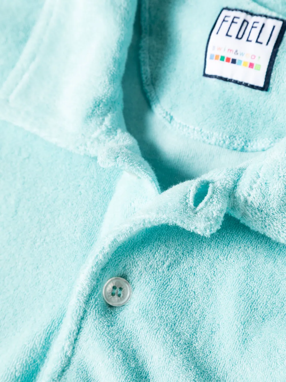 Fedeli Wind Cotton Polo Shirt In Blue