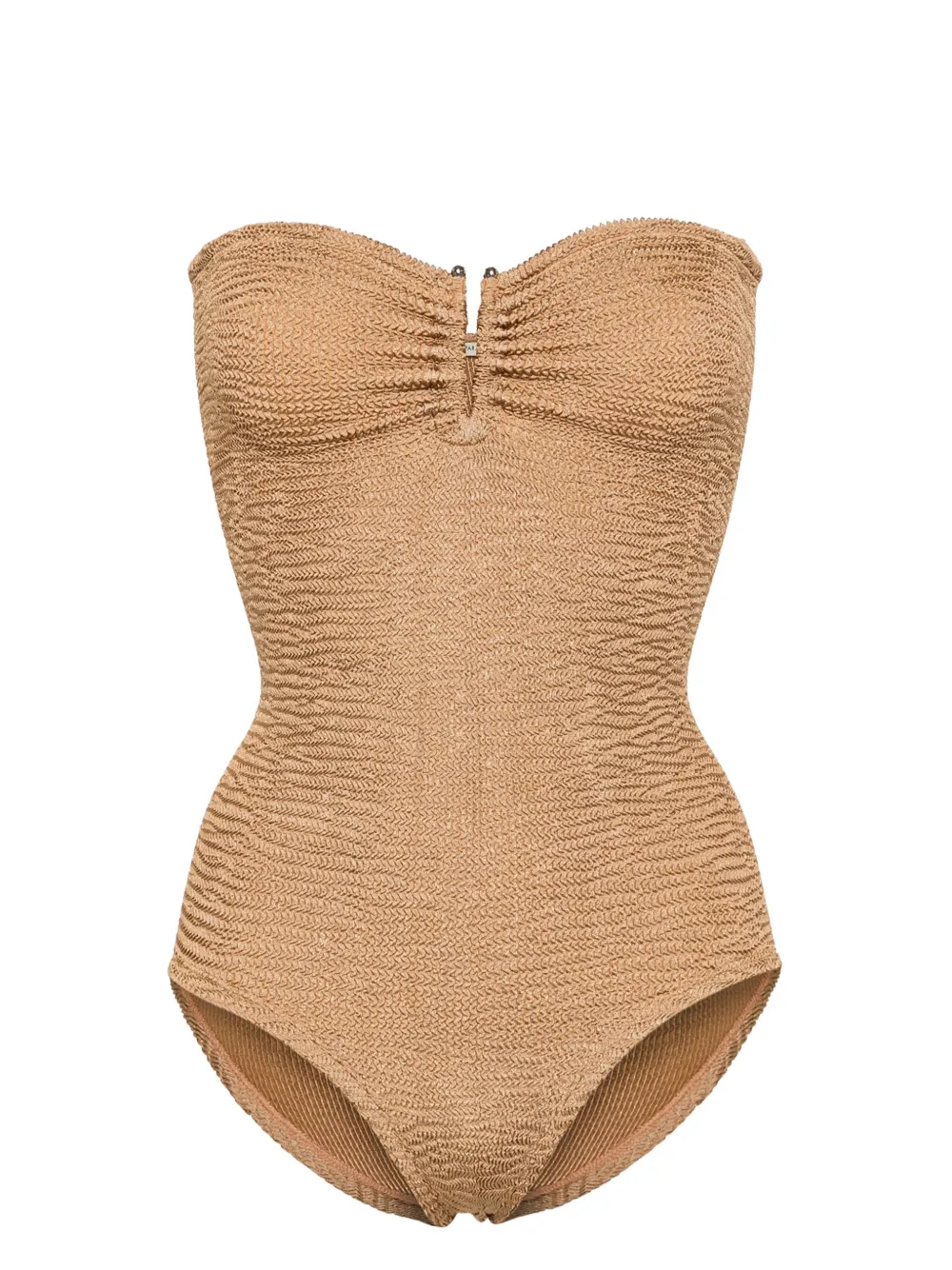 Frida strapless seersucker swimsuit