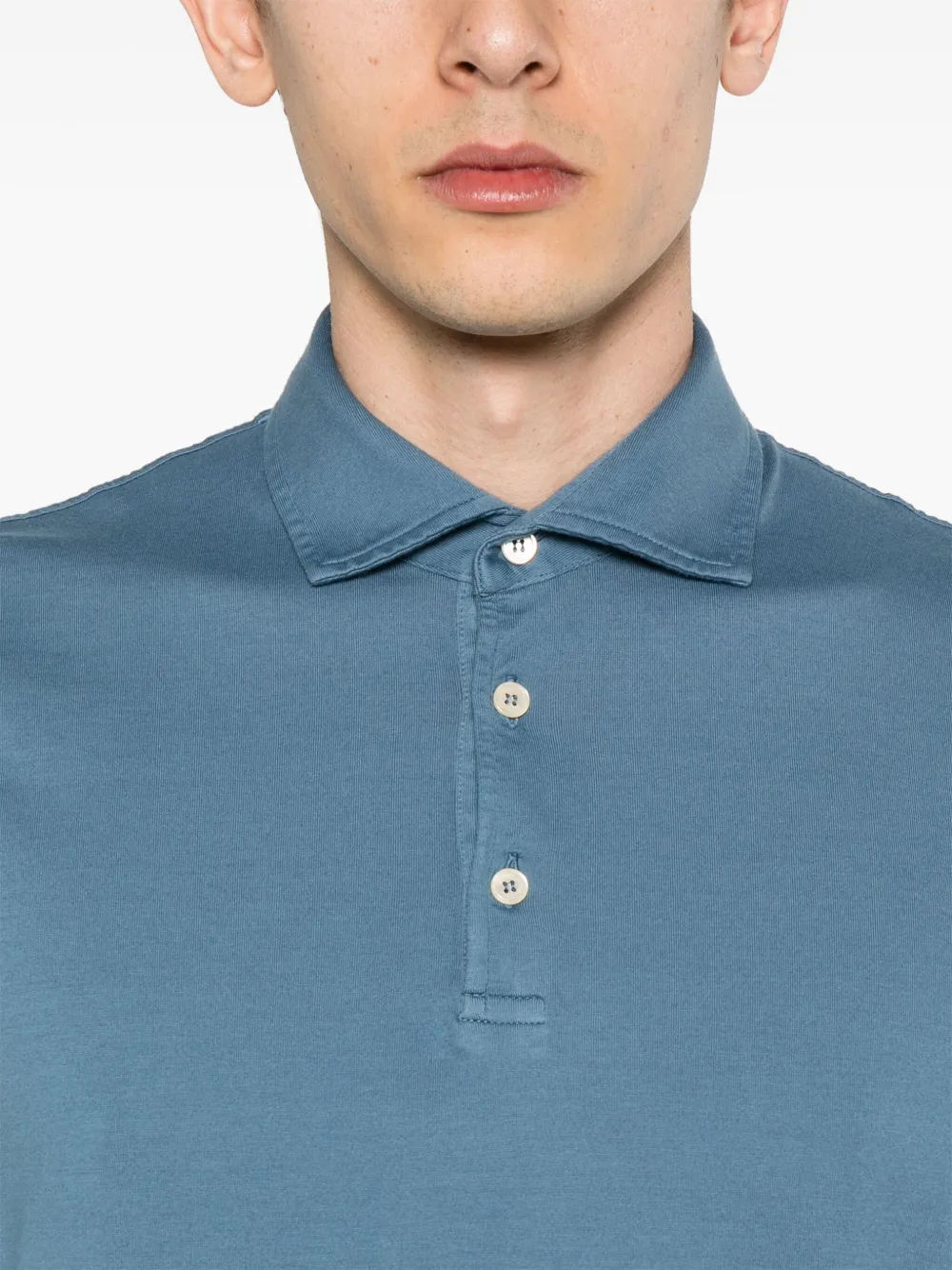 Fedeli Zero jersey poloshirt Blauw