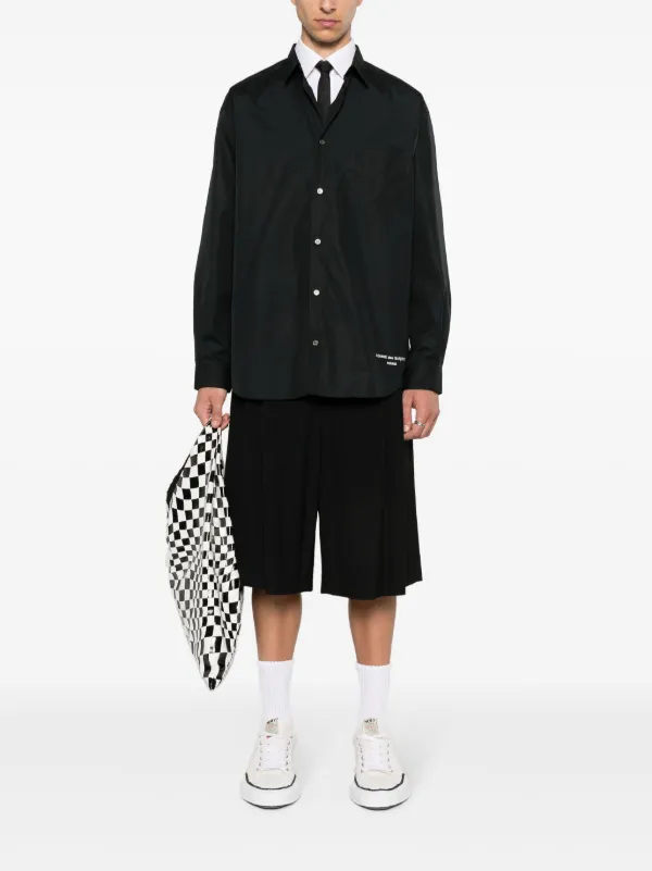 Comme Des Garçons Homme ロゴ シャツ | ブラック | FARFETCH JP