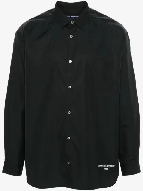 Comme des Garçons Homme embroidered-logo cotton shirt