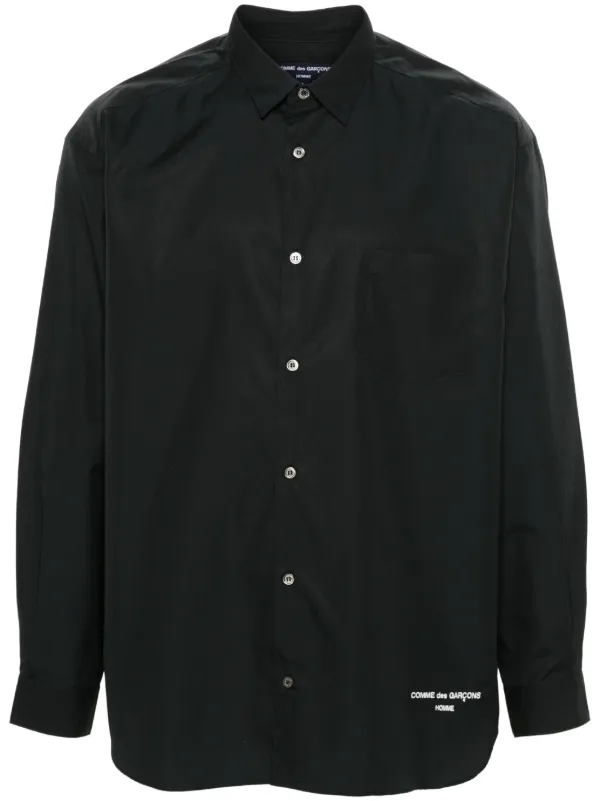 Comme Des Garçons Homme ロゴ シャツ | ブラック | FARFETCH JP