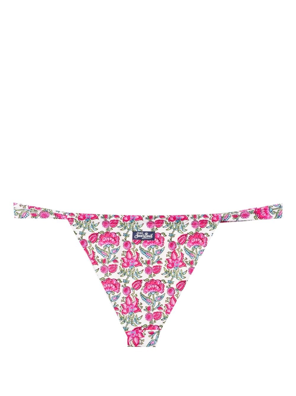 MC2 Saint Barth Noelle floral-print bikini bottoms - Beige