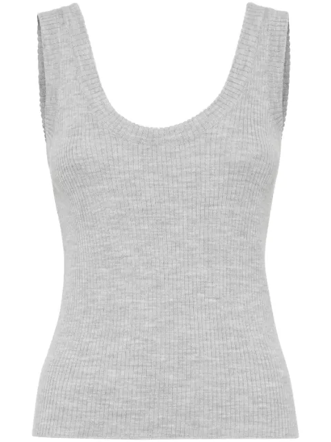 Brunello Cucinelli ribbed-knit vest top