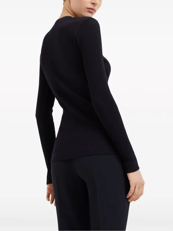 美品 ブルネロクチネリ モニーレ セーター Brunello Cucinelli モニーレ セーター | ブルー | FARFETCH JP