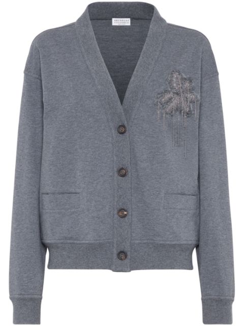 Brunello Cucinelli Monili bead-embellished cardigan