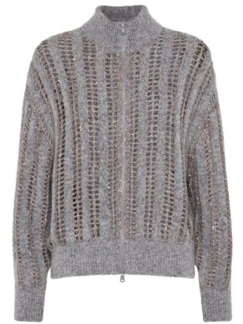 Brunello Cucinelli open-knit cardigan Women