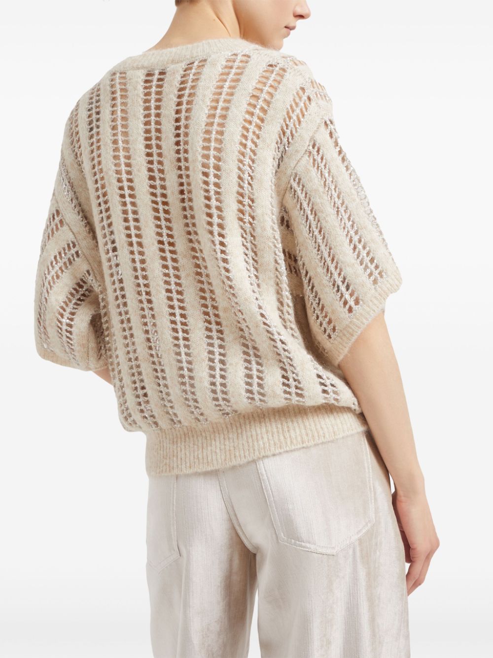 Brunello Cucinelli open-knit jumper Women