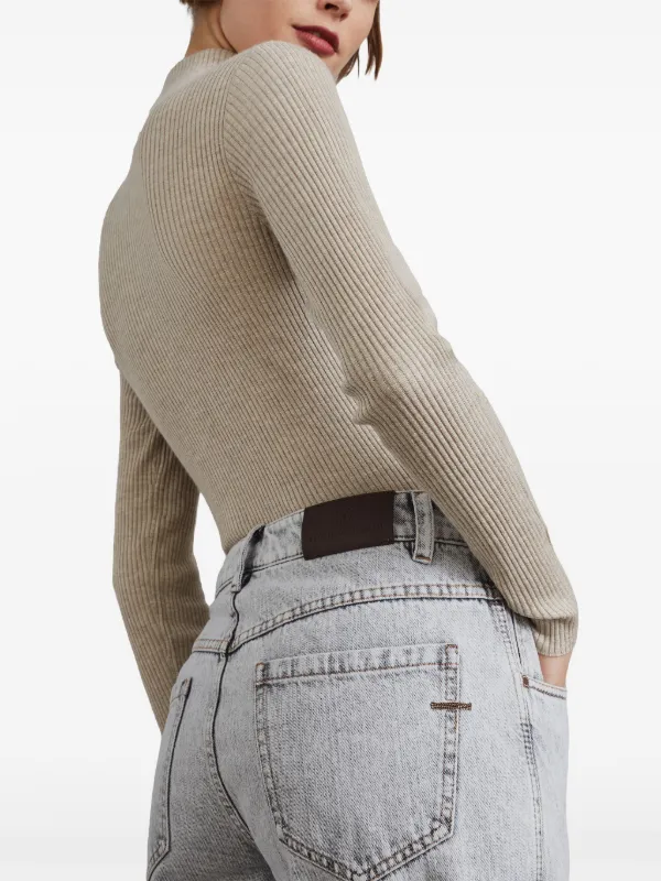 Brunello Cucinelli mid-rise Tapered Jeans | Blue | FARFETCH