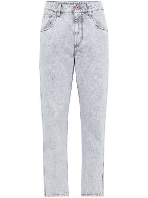 Brunello Cucinelli mid-rise tapered jeans Women