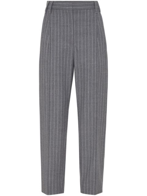 Brunello Cucinelli striped pattern trousers Women