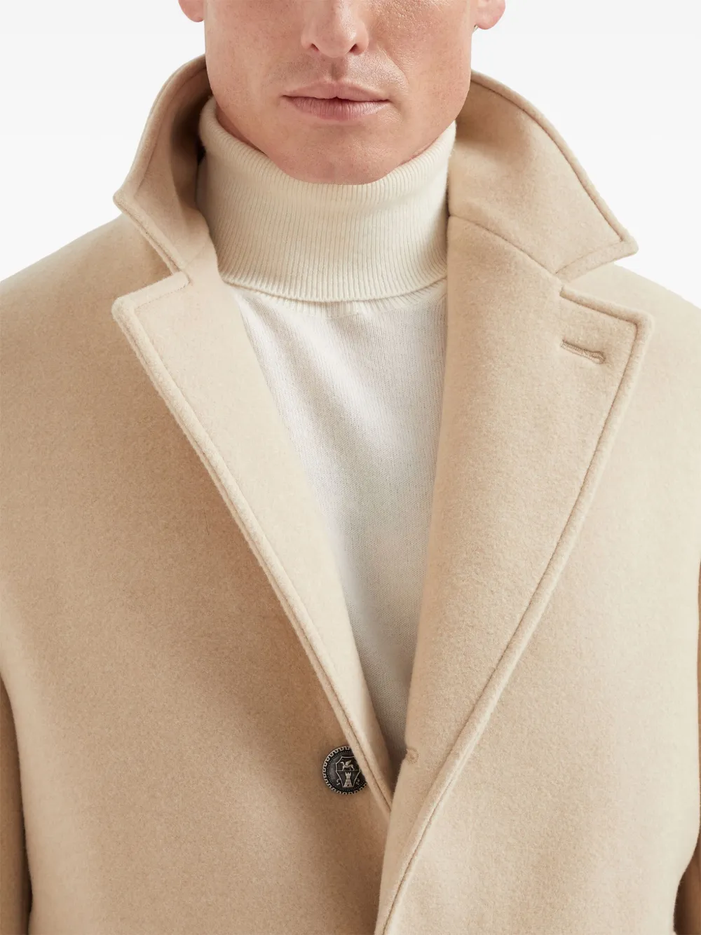 Brunello Cucinelli single-breasted coat Men