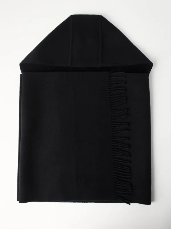 Brunello Cucinelli Hooded Scarf | Black | FARFETCH