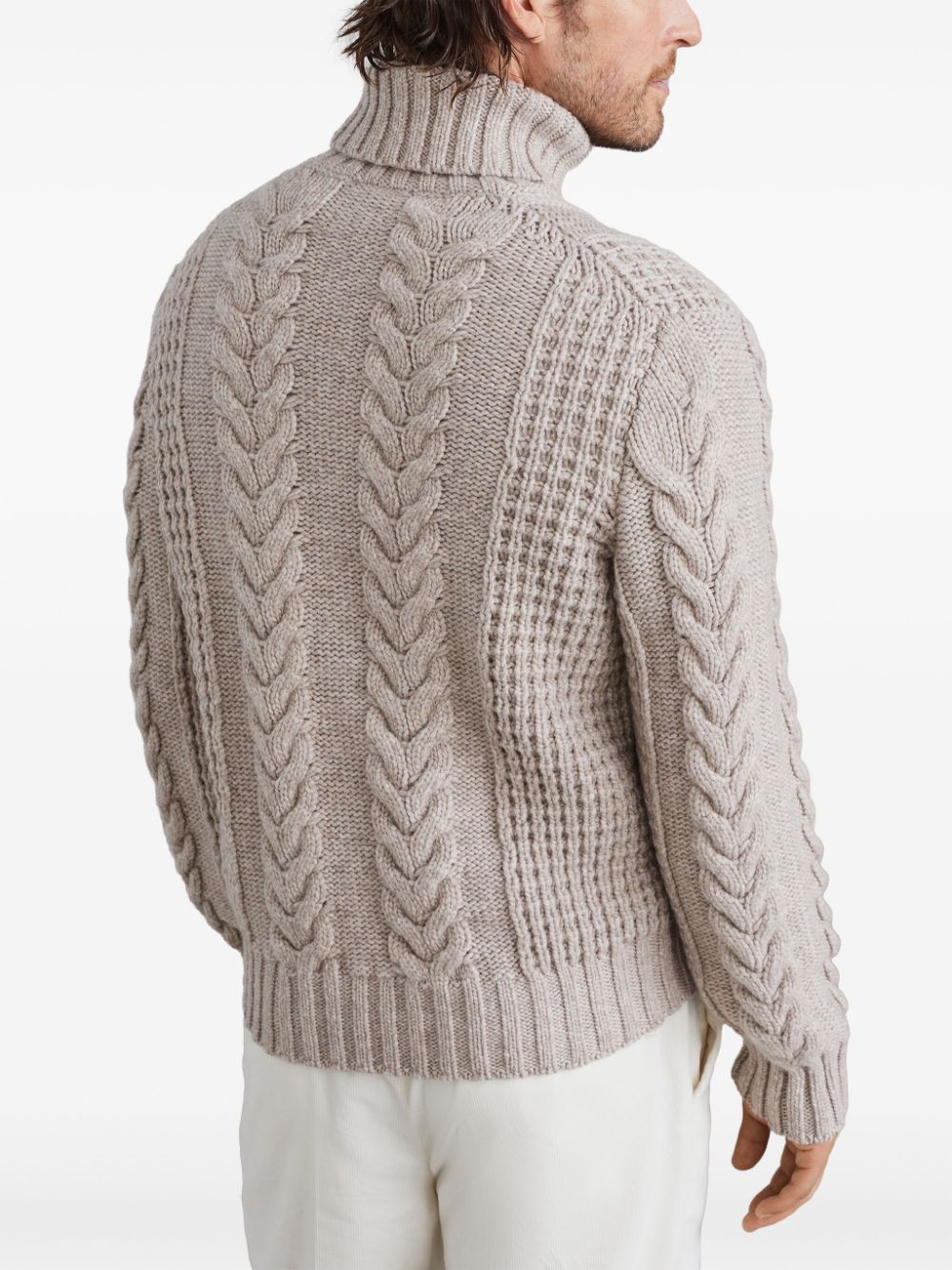 Brunello Cucinelli cable-knit cashmere jumper Men