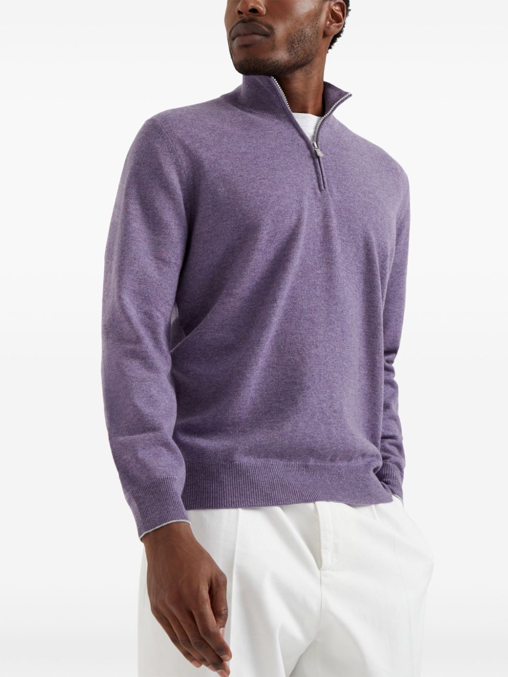 Brunello Cucinelli long-sleeve cashmere jumper Men