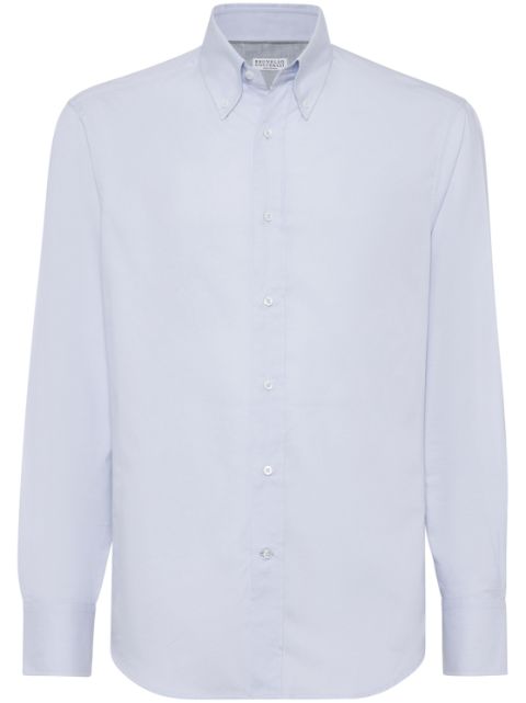 Brunello Cucinelli button down cotton shirt Men