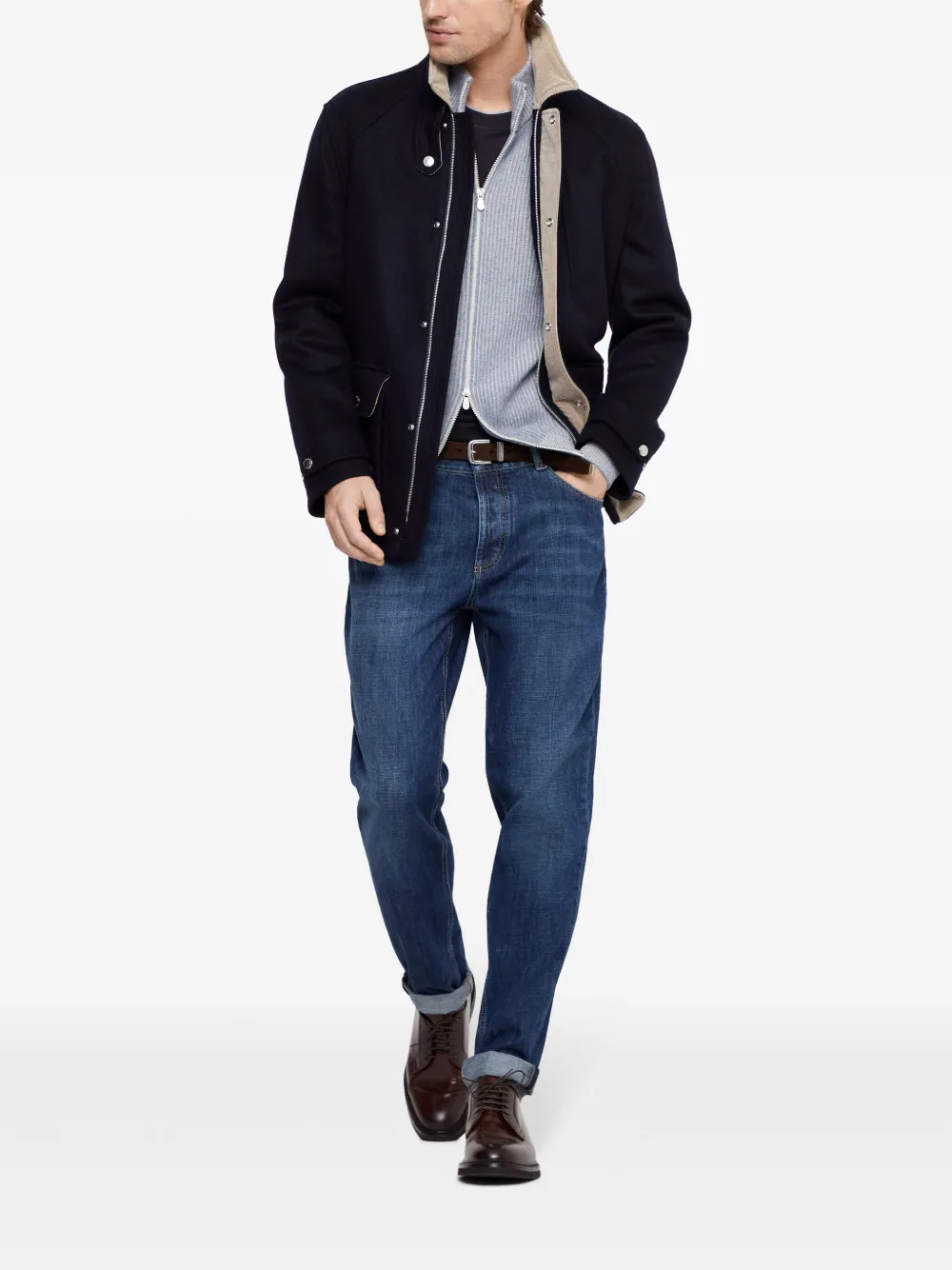 Brunello Cucinelli Kasjmier vest Blauw