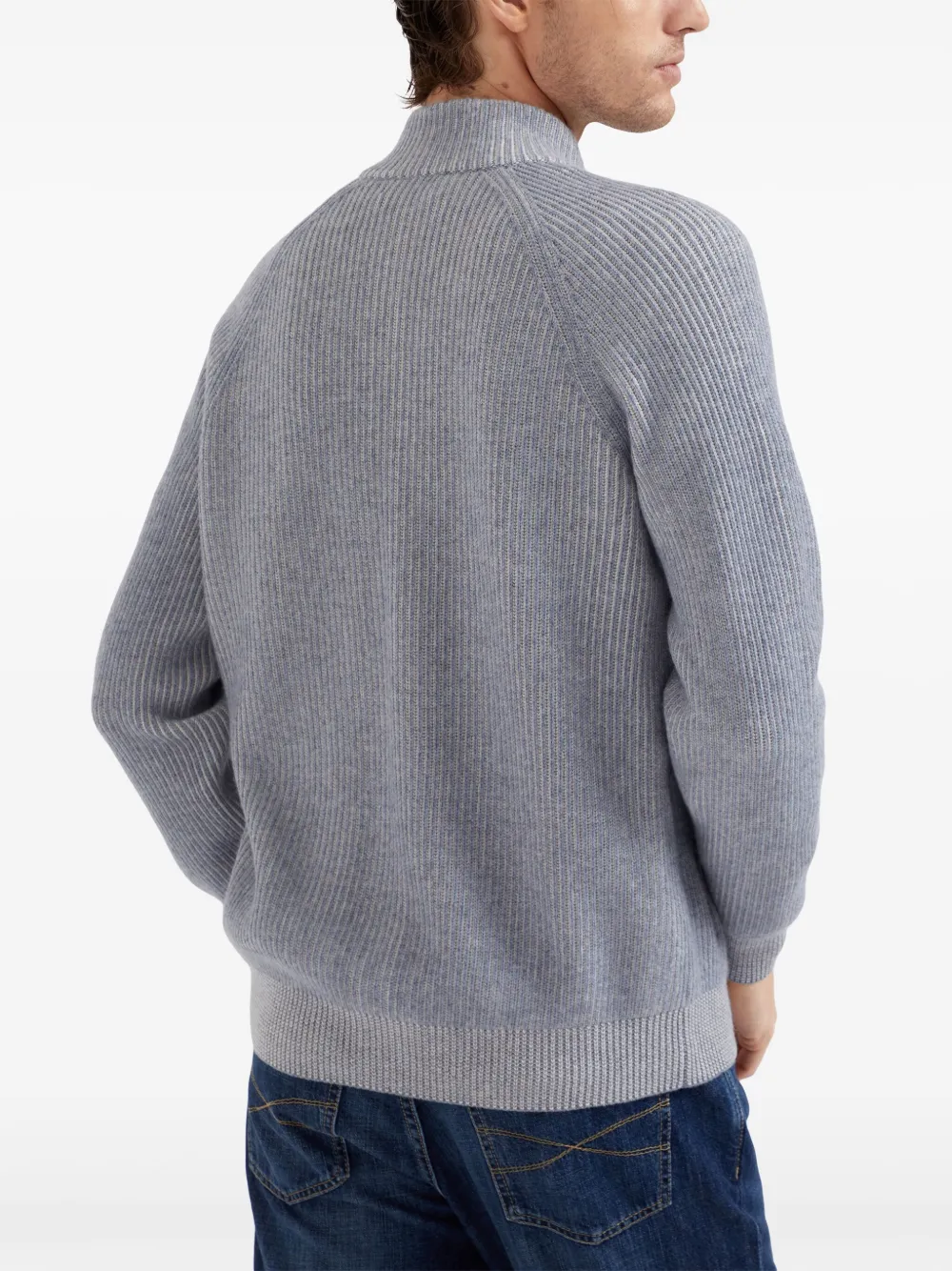 Brunello Cucinelli Kasjmier vest Blauw