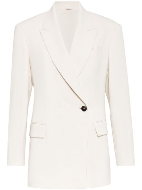 Brunello Cucinelli single-button blazer Women