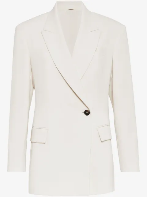 Brunello Cucinelli Blazer com abotoamento simples