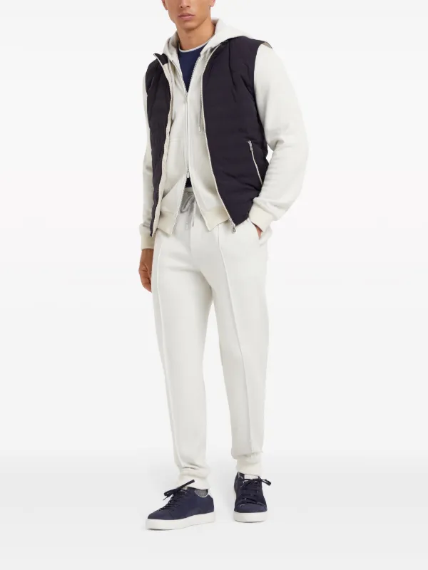 BRUNELLO CUCINELI ブルネロクチネリ ジップアップ パーカー Brunello Cucinelli ジップアップ パーカー | ブルー | FARFETCH JP