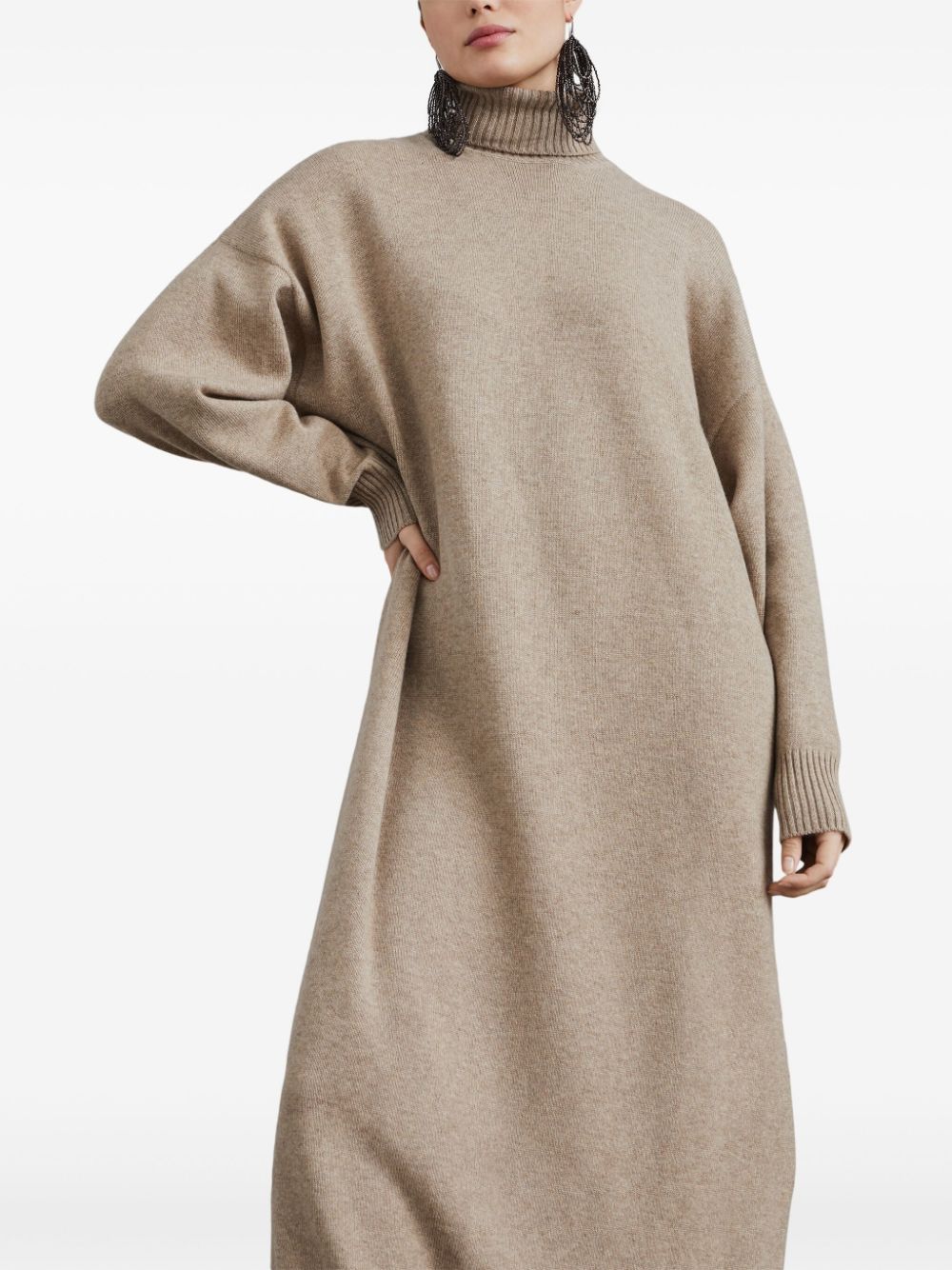 Brunello Cucinelli cashmere midi dress Women