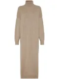 Brunello Cucinelli cashmere midi dress - Brown