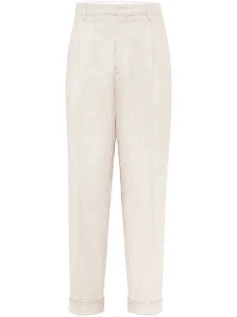 Brunello Cucinelli Calça cenoura