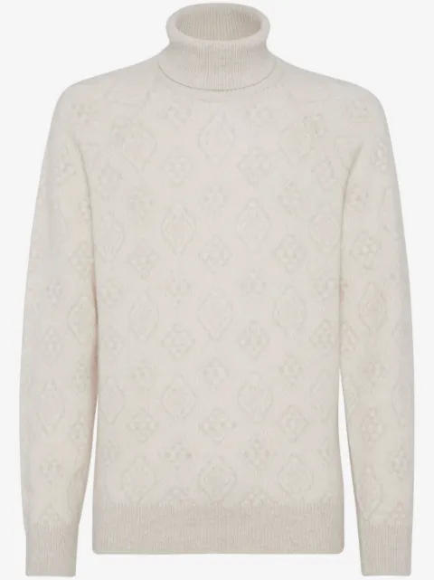 Brunello Cucinelli roll-neck long-sleeve jumper