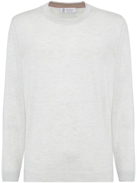 Brunello Cucinelli crew-neck long-sleeve top Men