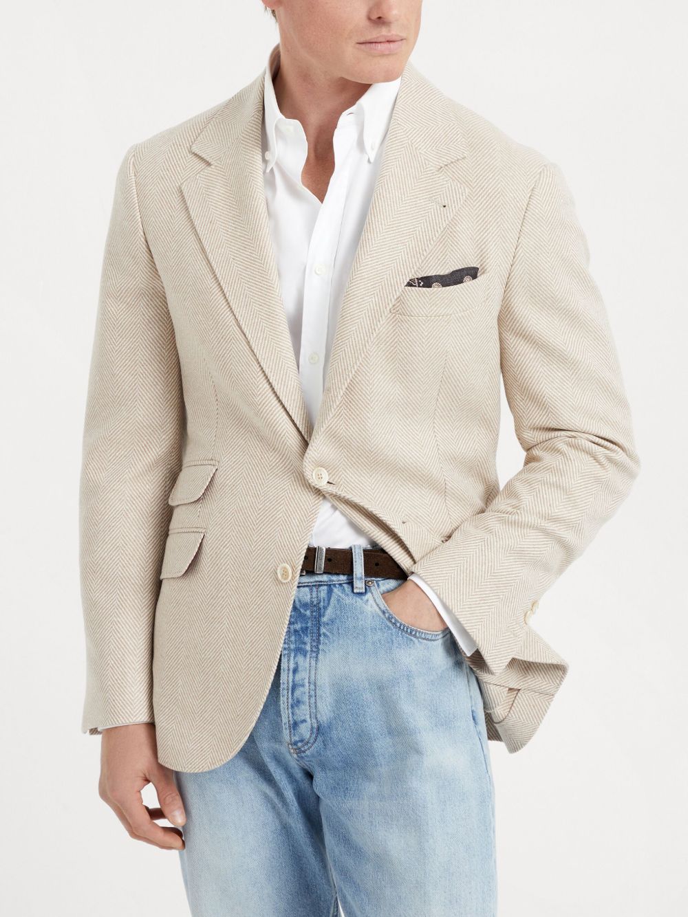 Brunello Cucinelli linen blazer Men