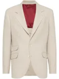 Brunello Cucinelli linen blazer - Neutrals