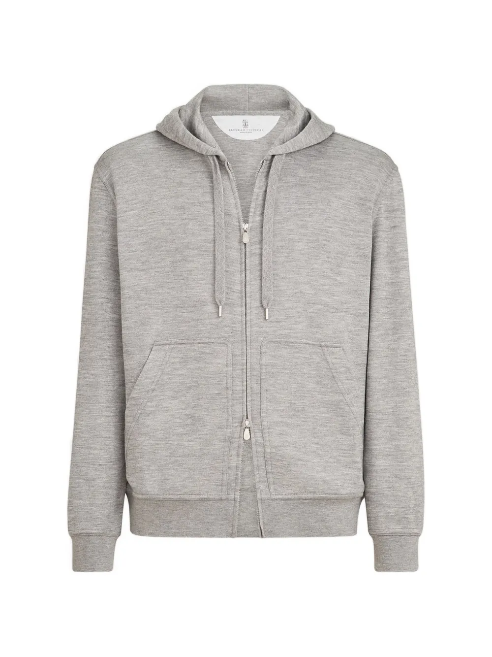 Brunello Cucinelli Vest met capuchon Grijs