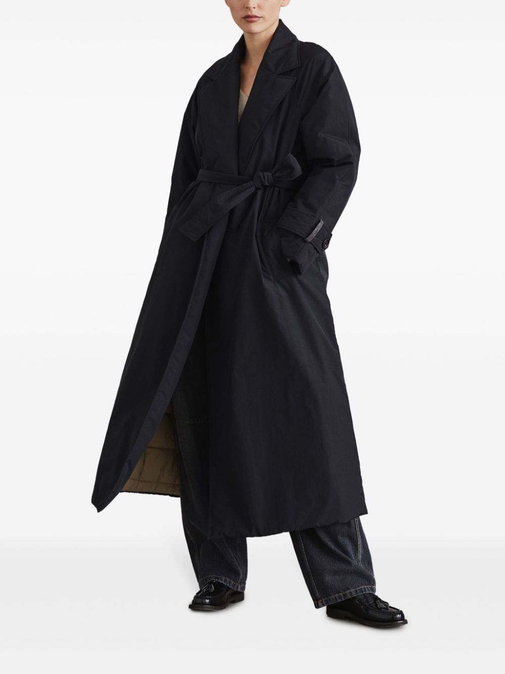 Buy online Brunello Cucinelli long padded coat Women