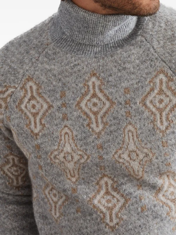 Brunello Cucinelli タートルネック プルオーバー | グレー | FARFETCH JP